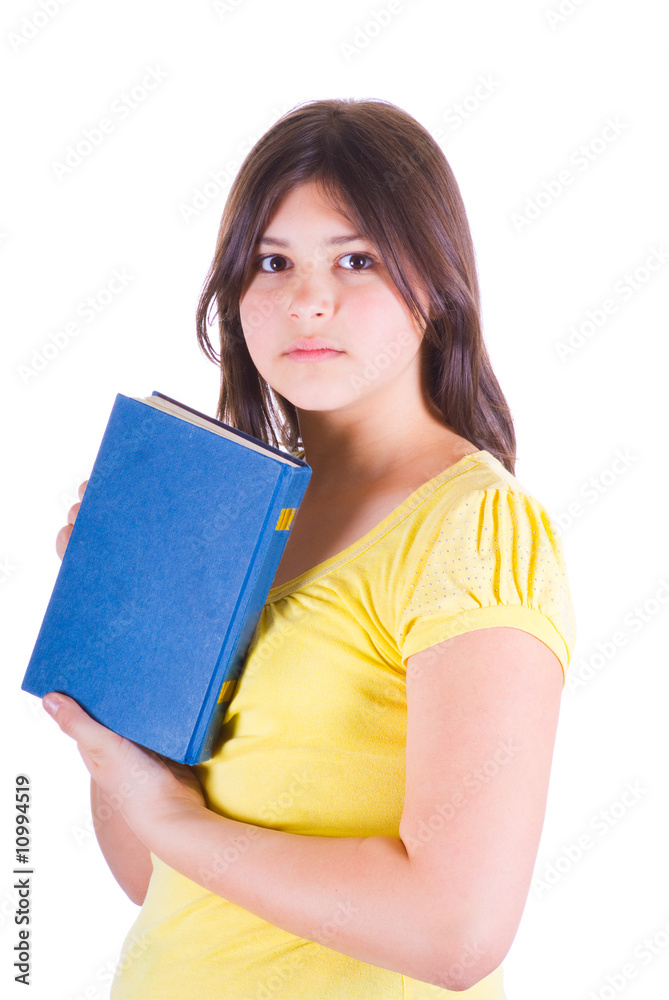 Teen girl with a book Teen girl with a book