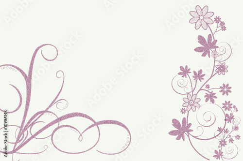 Wallpaper Mural whimsy design of pink flowers Torontodigital.ca