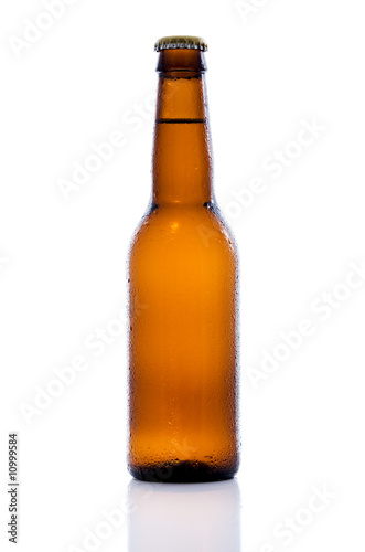 Brown beer bottle