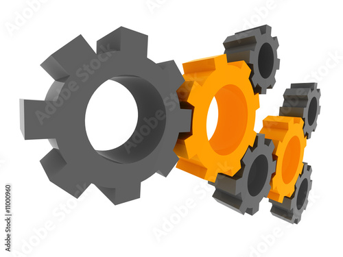 3D gears. Solution concept.