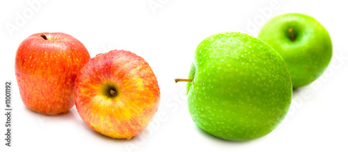 Fototapeta Naklejka Na Ścianę i Meble -  Red and green apples