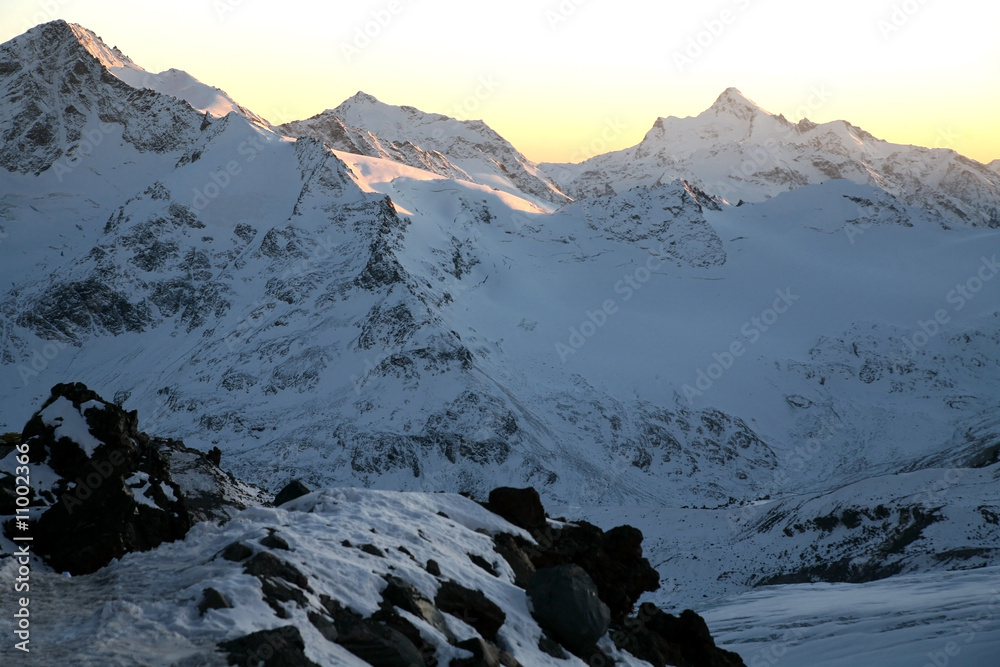 Obraz premium mountains Elbrus area