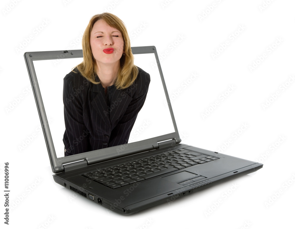 Fototapeta premium expressive woman