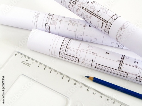 architectural sketch of house plan