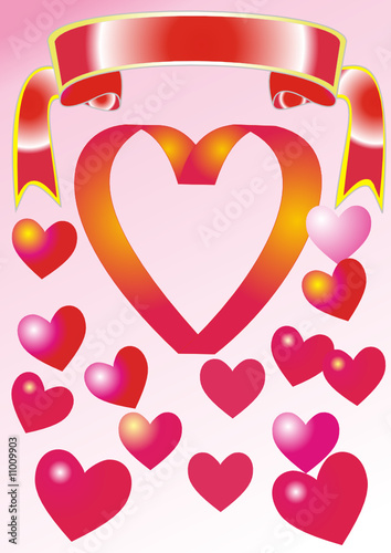 Flying hearts