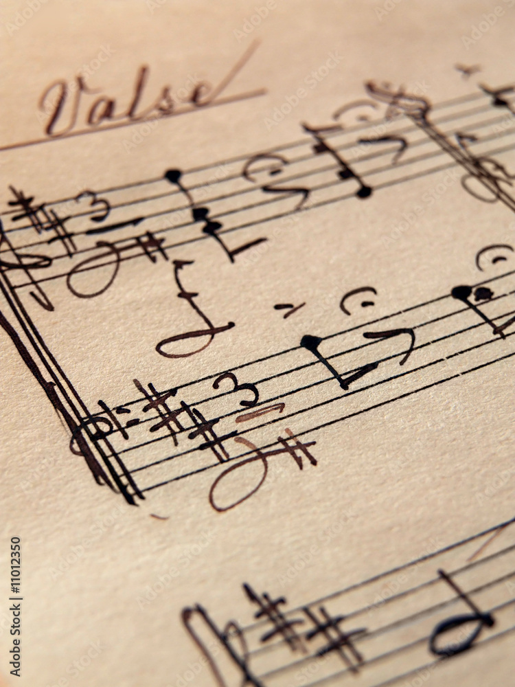 Fototapeta premium Music Sheet