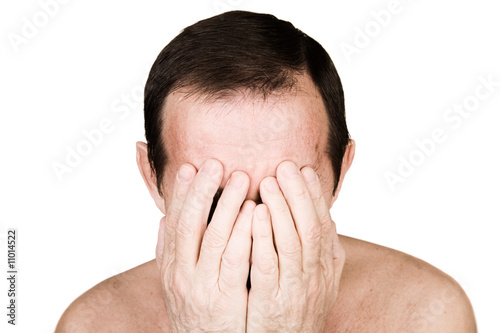 man in problem or impotent photo
