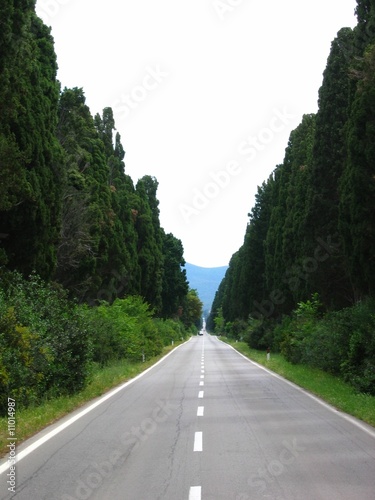 Straße zum Berg
