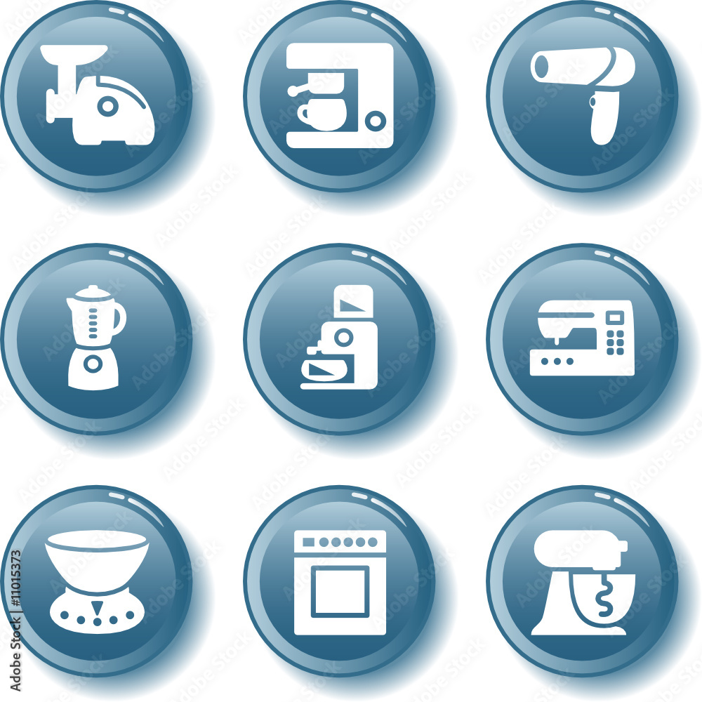 Blue button set 19 Blue button set 19