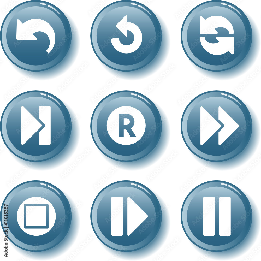 Blue button set 29 Blue button set 29