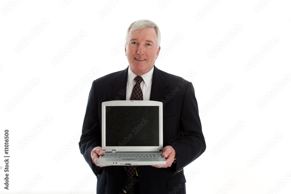 Senior Man With Computer Senior Man With Computer