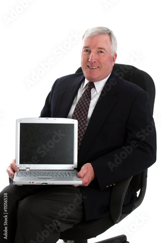 Senior Man With Computer