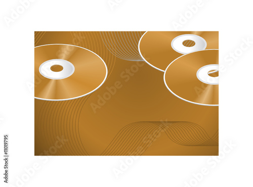 Abstract background with CDs