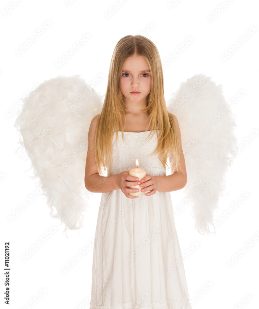 Fotografie Angel with candle