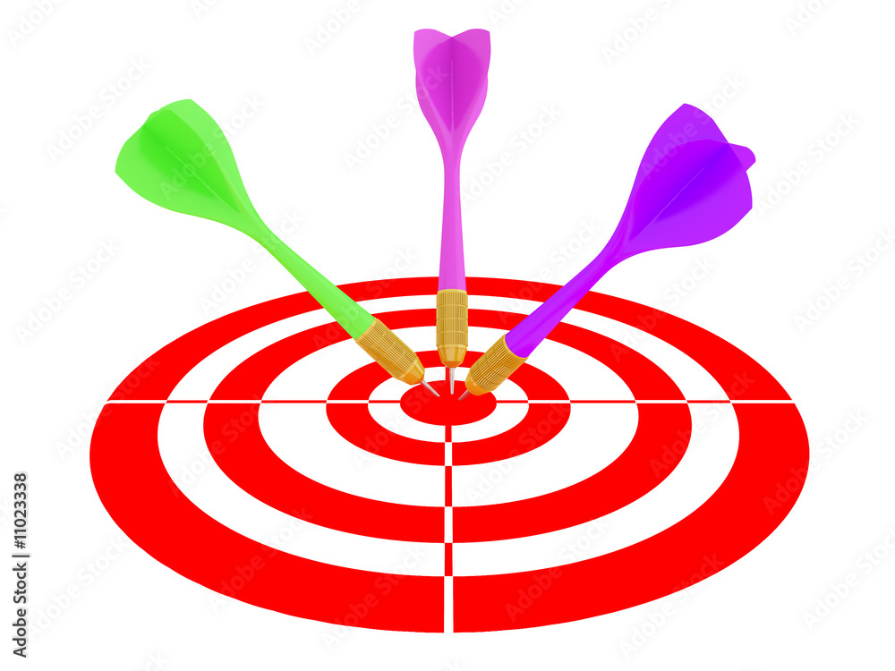 darts falling into dartboard darts falling into dartboard
