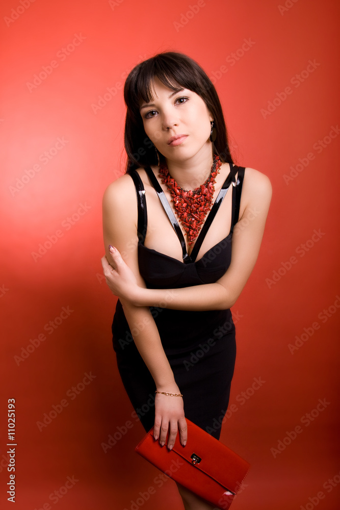 glamorous looking girl in a fancy dress glamorous looking girl in a fancy dress