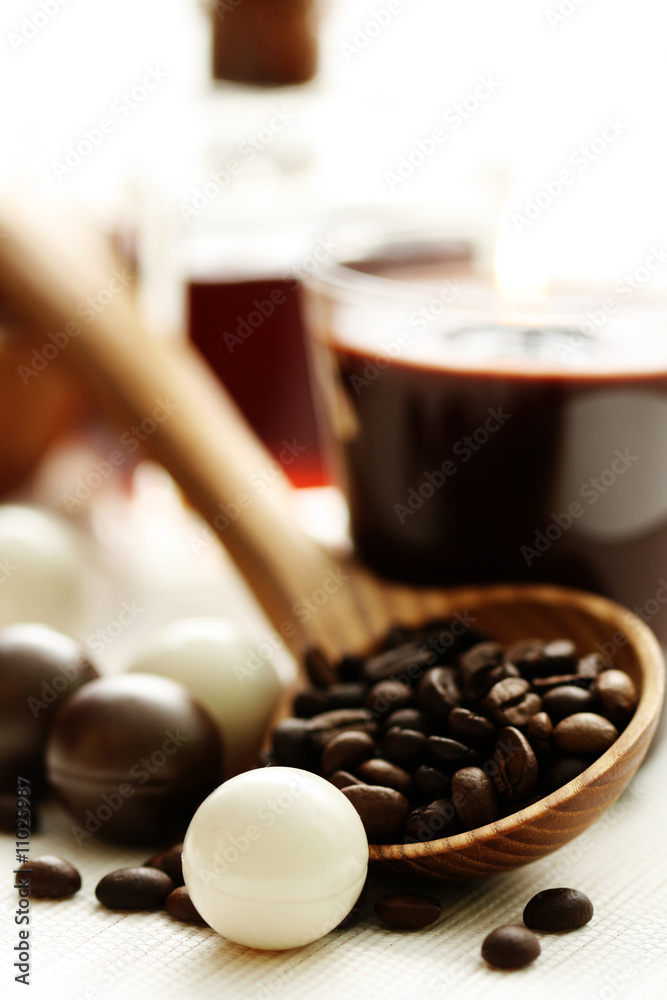 Fototapeta premium coffee bath