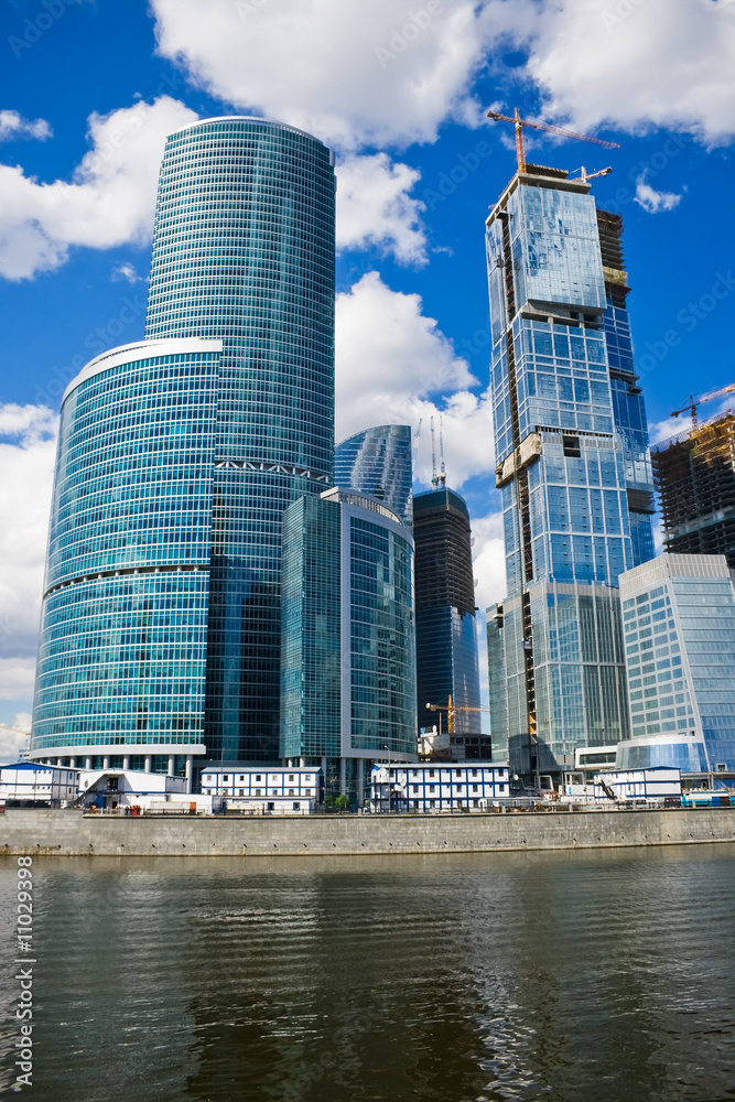 Obraz premium high business skyscraper