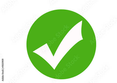 big green tick