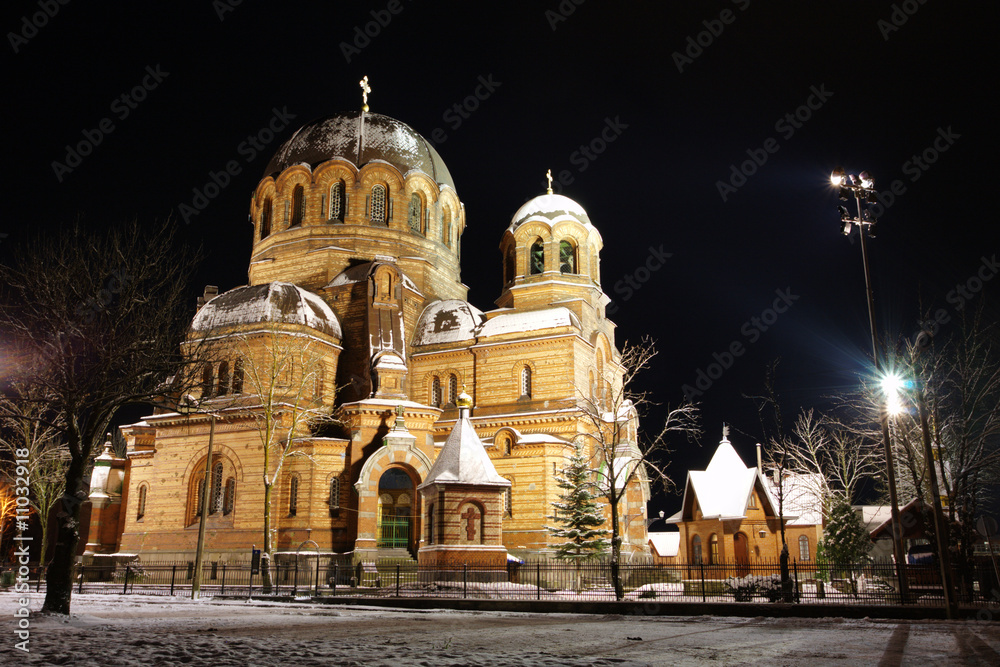 Narva winter cathedral