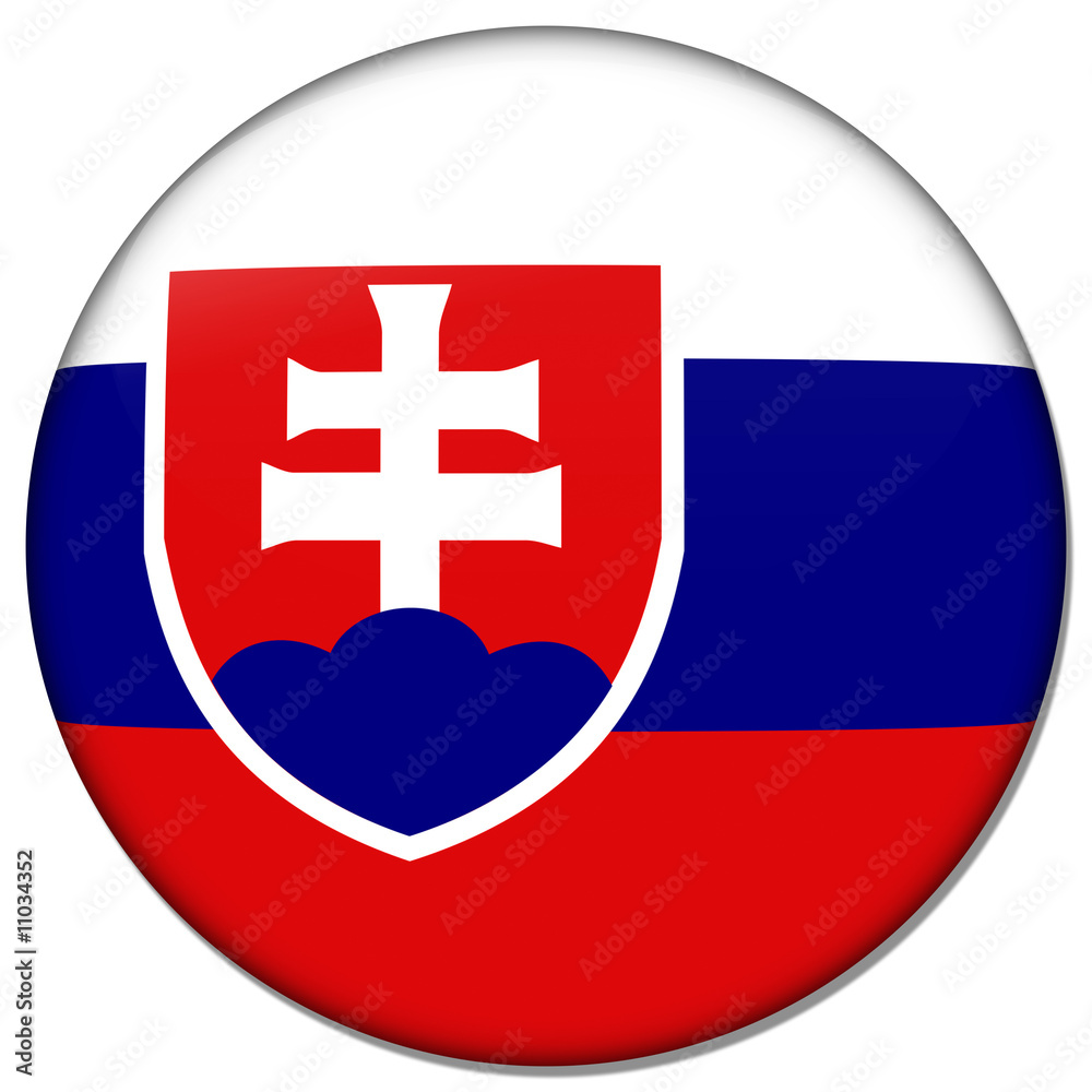 slowakei slovakia button