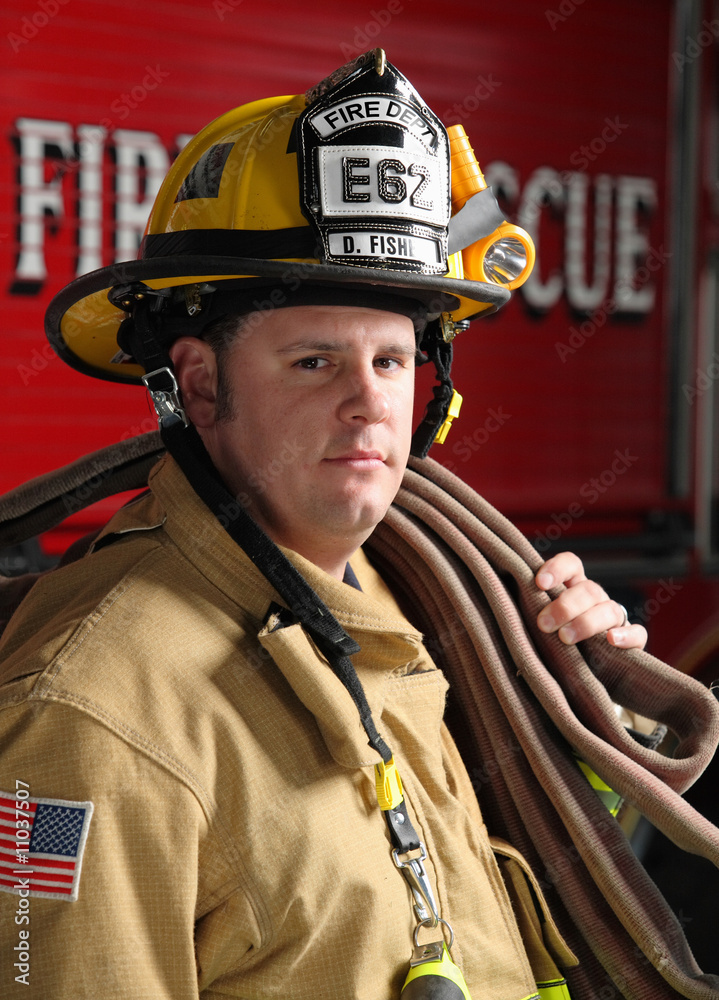 Fototapeta premium fire fighter