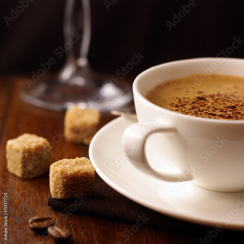 Coffee with cream Foam