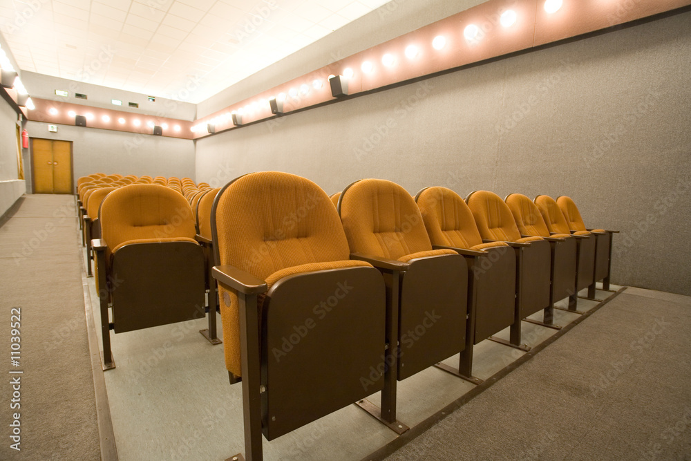 Fototapeta premium empty small cinema auditorium