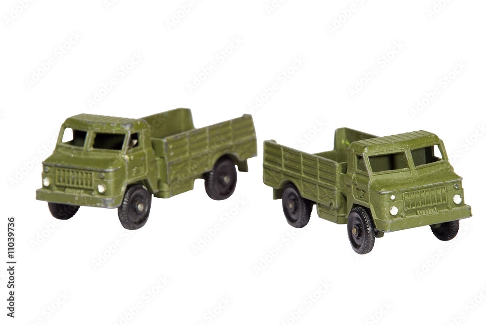 Obraz premium two war trucks