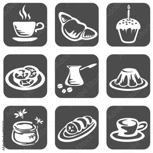 food symbols set