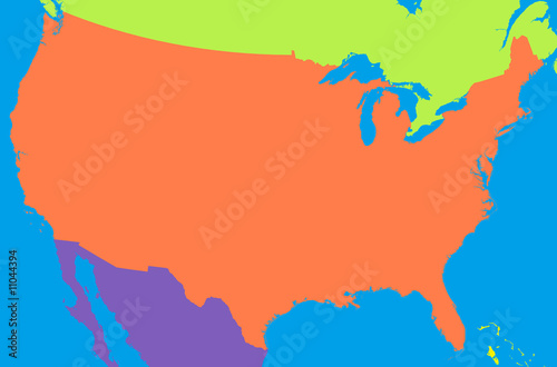 USA map