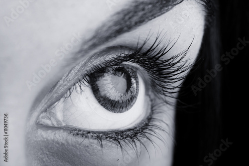 Close-up of a beautiful woman eye