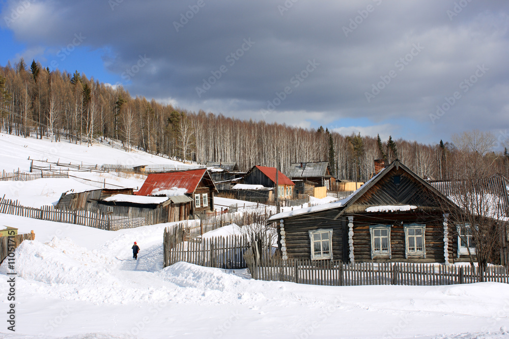 The Ural village.
