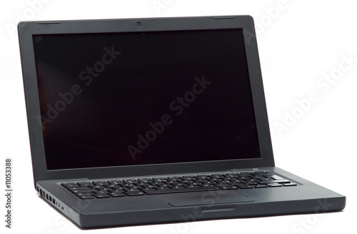 Laptop in schwarz