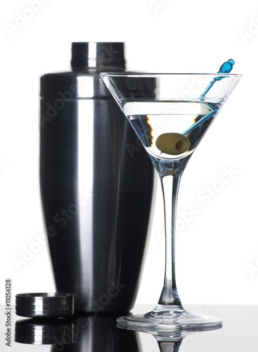 Martini and shaker