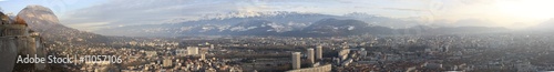 Panorama de Grenoble depuis la Bastille