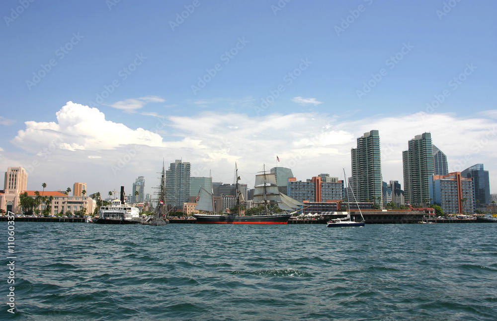 San Diego Skyline from the Water