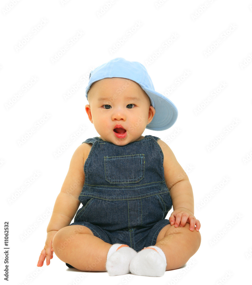 Baby With Funny Expression Baby With Funny Expression