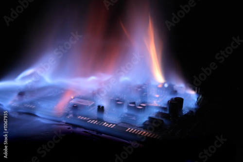 soundcard  in the fire