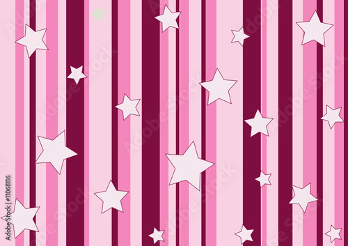 pink stars and stripes