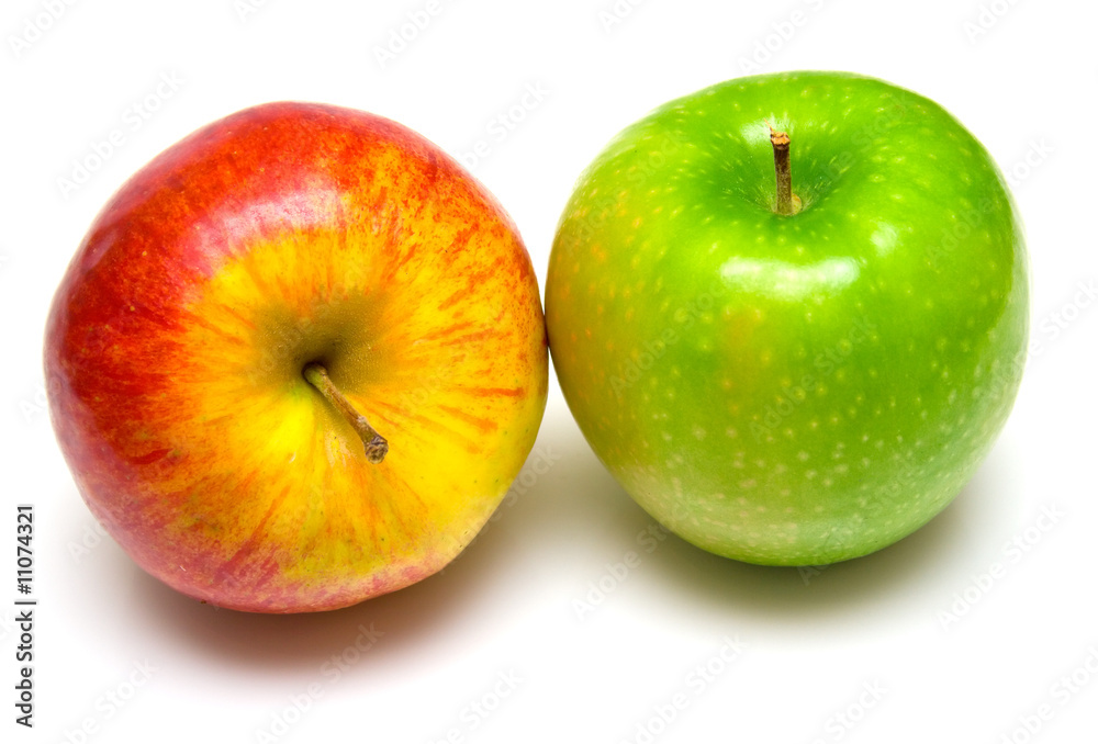 Red and green apples Red and green apples