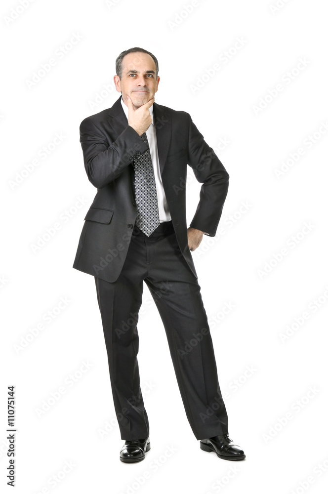 Businessman on white background Businessman on white background