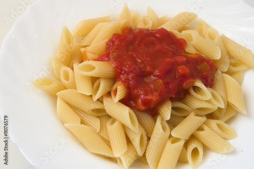 mezze penne al pomodoro photo