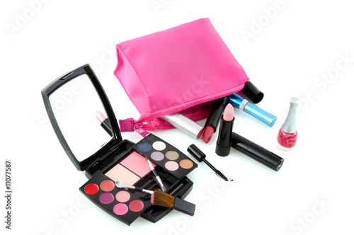 Make up case with box