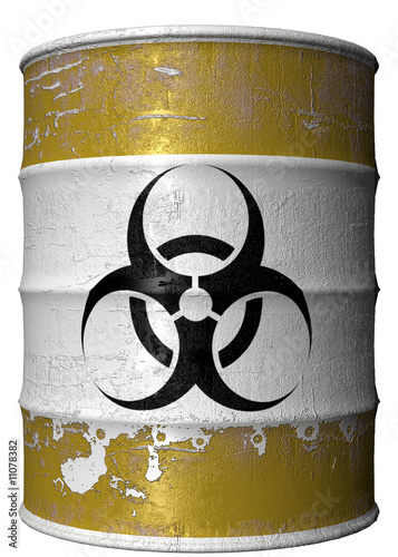 Barrel of toxic waste photo
