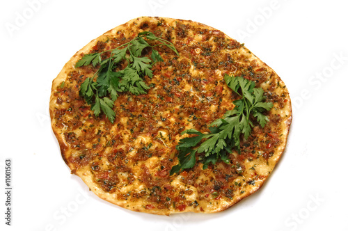 turkish pizza ( lahmacun )