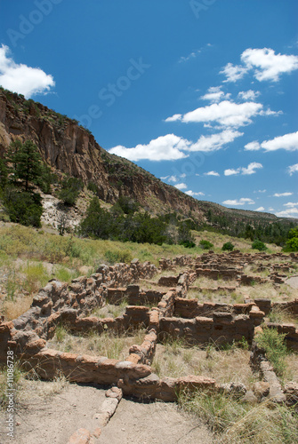 Adobe ruins in New Mexico photo