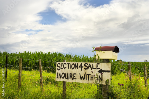 For sale sign