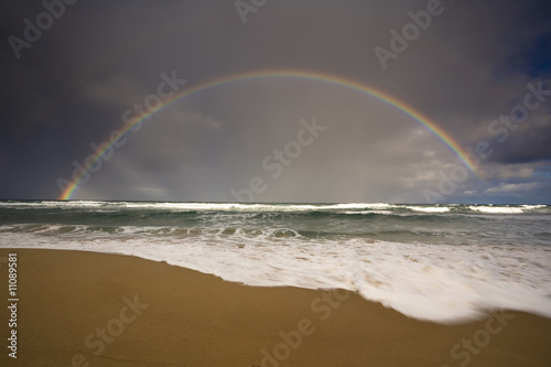 Rainbow at sea