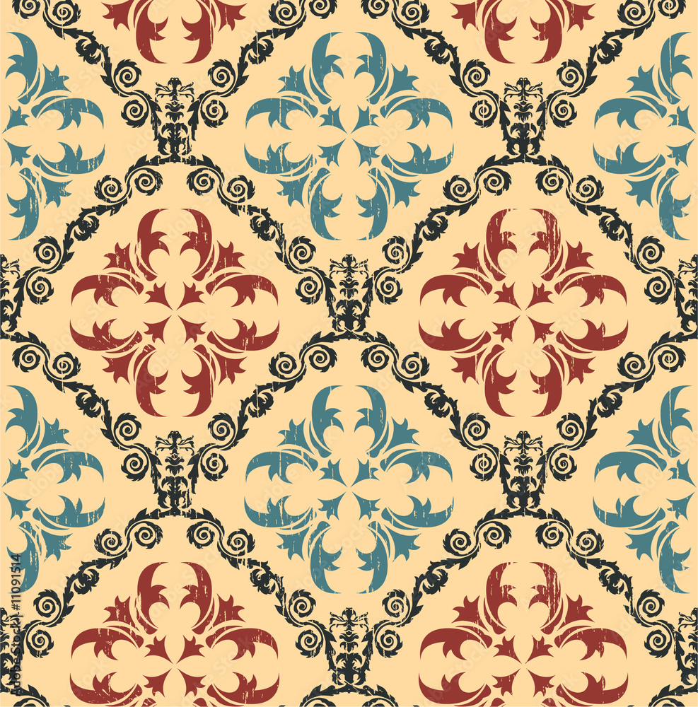 retro seamless background retro seamless background